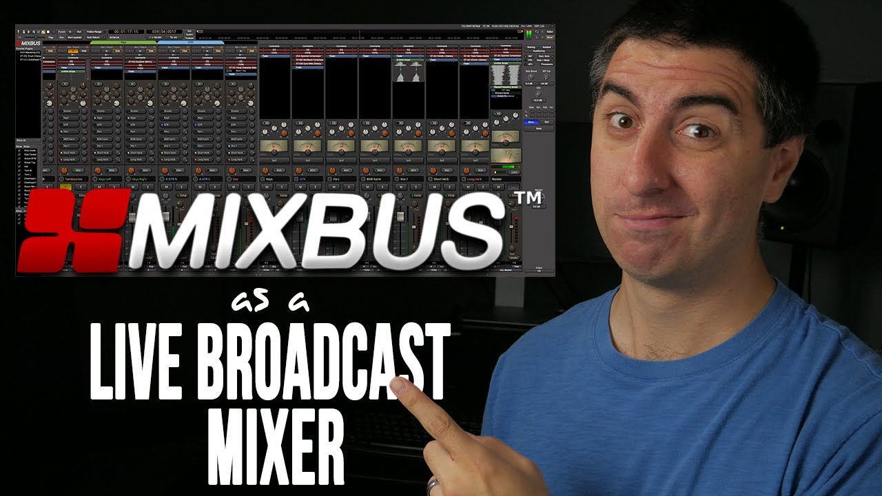 Church Live Stream Audio Mix with Harrison Mixbus