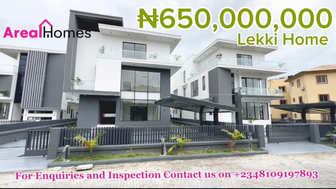 ₦650,000,000 LUXURY DUPLEX IN LEKKI || CINEMA, GYM, POOL & ROOFTOP TERRACE