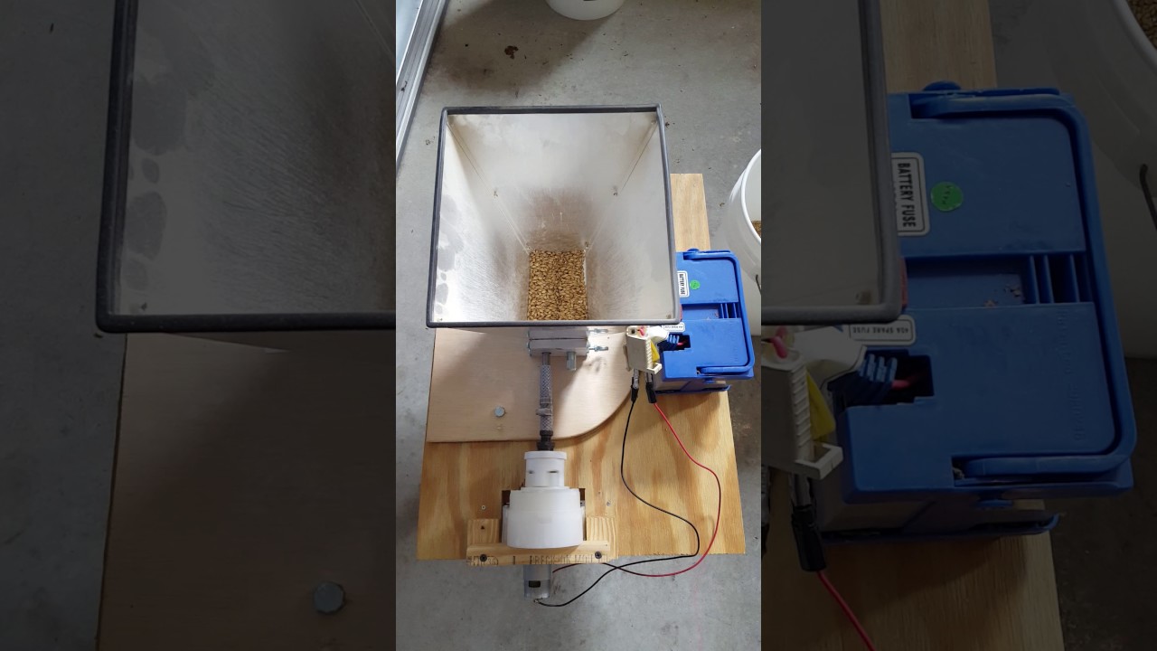 Cheap DIY Motorized Grain Mill 2
