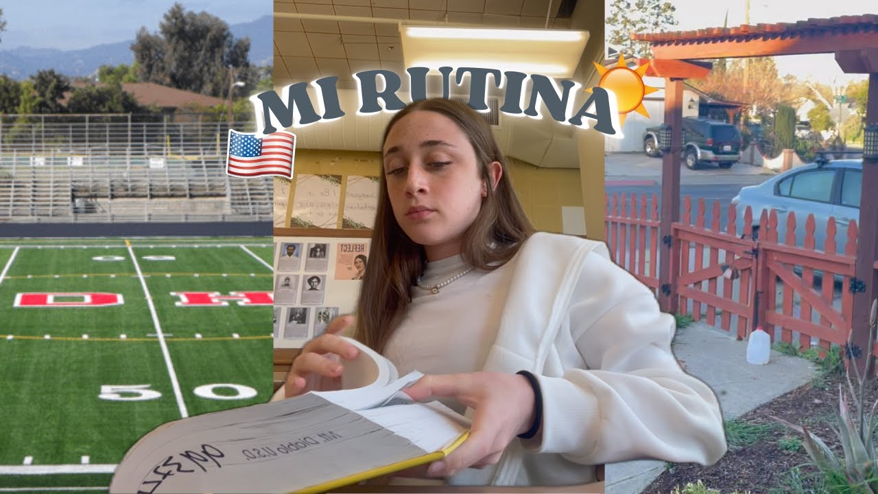 UN D&Iacute;A conmigo como ESTUDIANTE DE INTERCAMBIO en CALIFORNIA || DALUNITA
