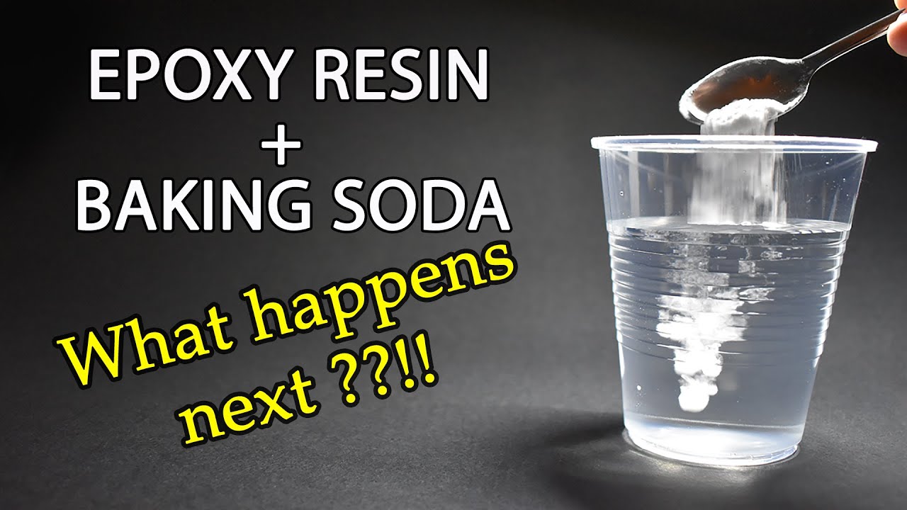 I mix Epoxy Resin and Baking Soda and see what happens- Epoxy Resin Art Experiment -DIY Diorama