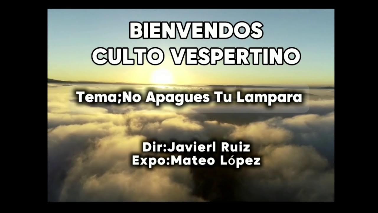 TEMA: NO APAGUES  TU LAMPARA