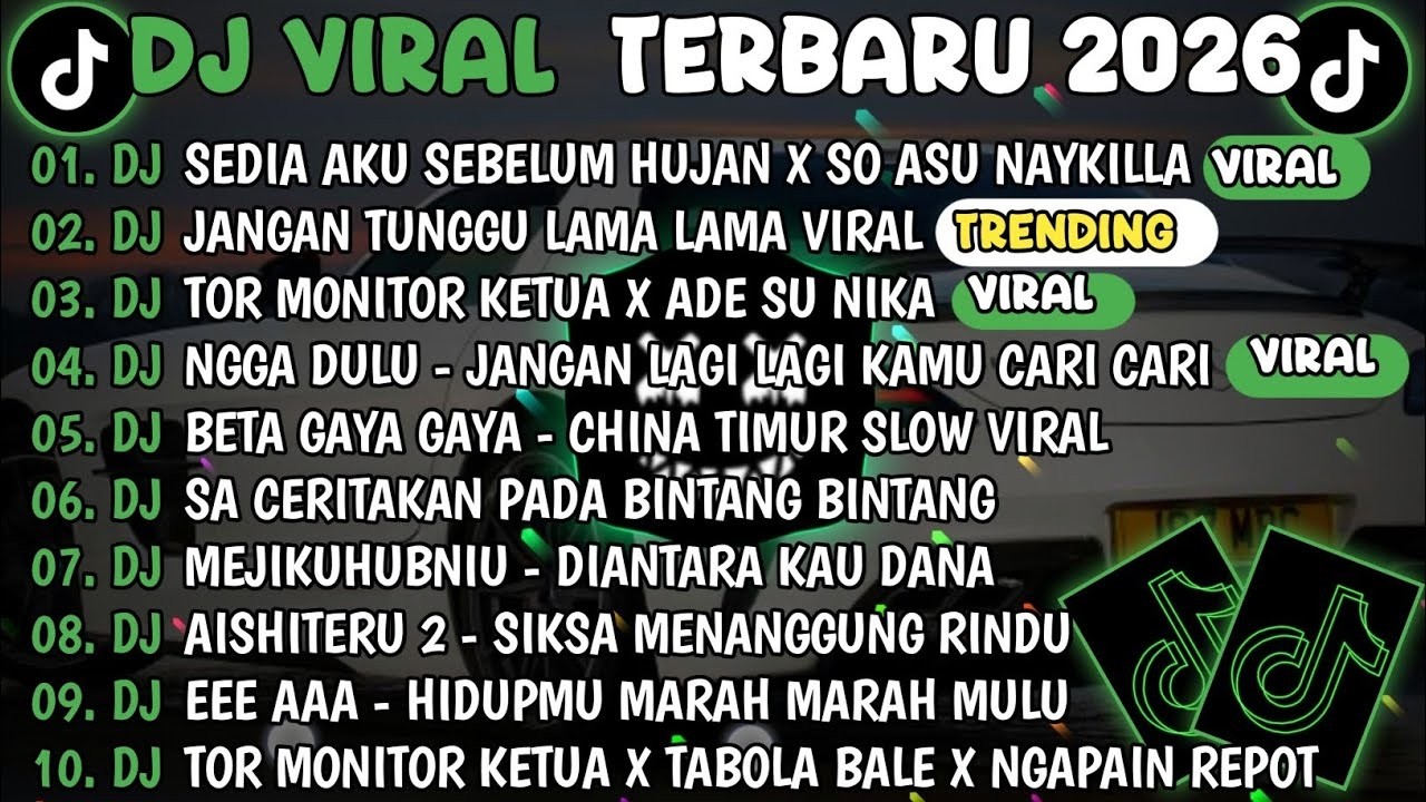 DJ TIKTOK TERBARU 2026🎵DJ SEDIA AKU SEBELUM HUJAN X SO ASU NAYKILLA🎵DJ JANGAN TUNGGU LAMA LAMA