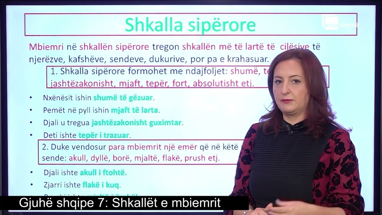 Mbiemri. Përshtatja e tij me emrin| Gjuhë shqipe 7