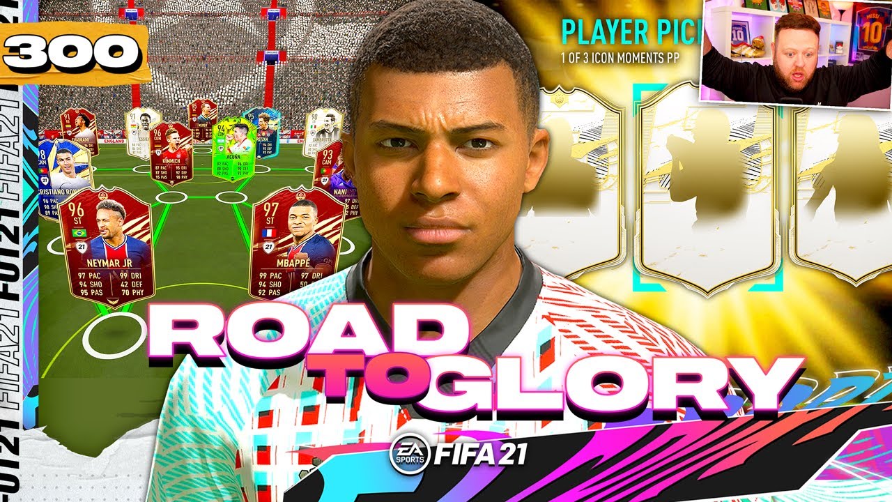 FIFA 21 ROAD TO GLORY #300 &mdash; ВЫБОР ИКОНЫ (ПРАЙМ-МОМЕНТЫ)!!! (ОБМЕН ИКОН 3, 10 ЖЕТОНОВ)