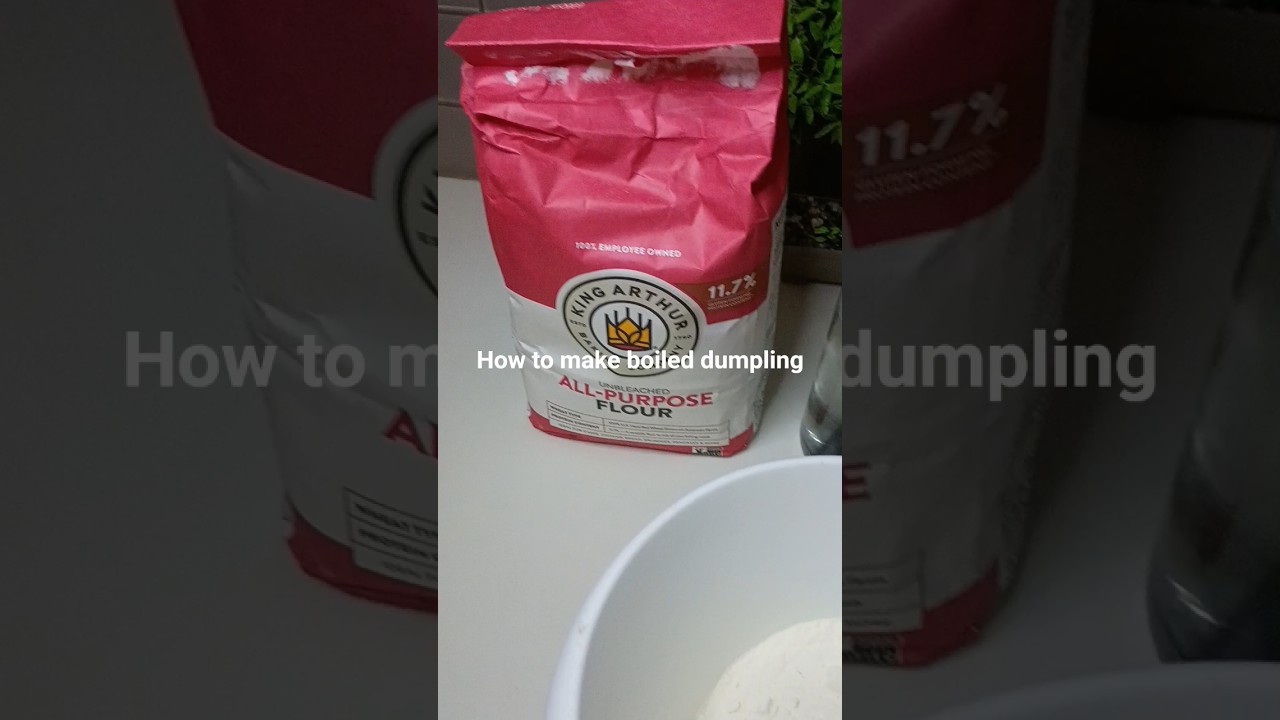 how to make boiled dumpling