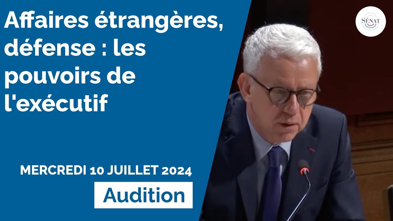 Affaires étrangères, défense : les pouvoirs de l'exécutif