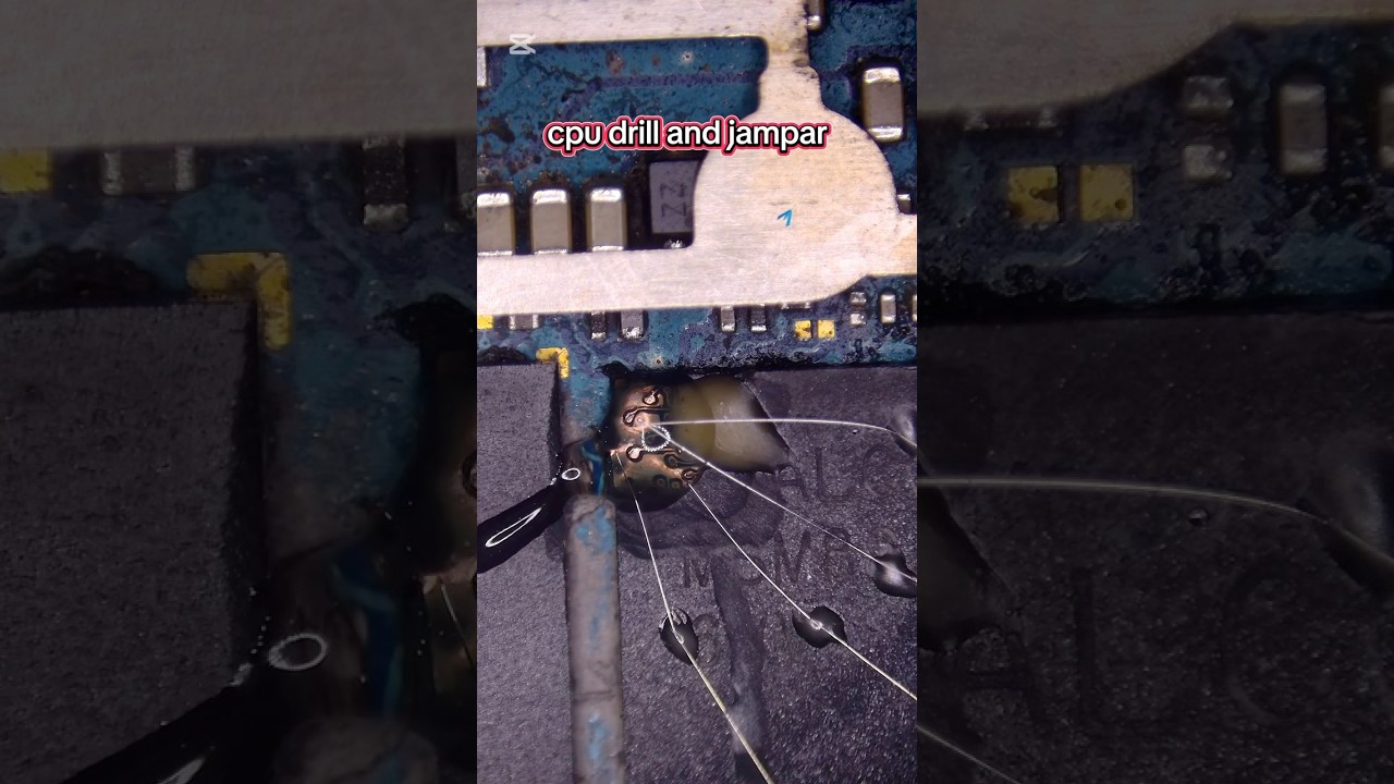 CPU drill and jumper ￼