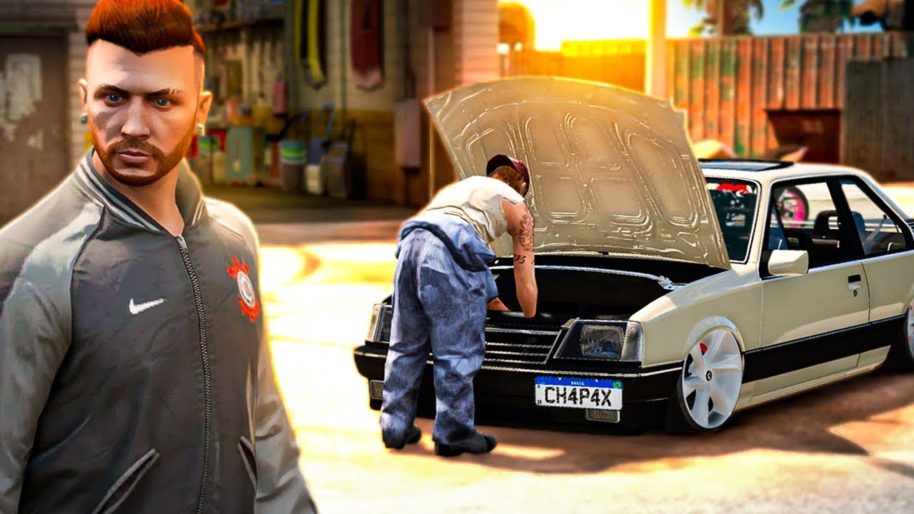 GTA V - VIDA REAL | VOU COLOCAR UM MOTOR V8 NO MONZA . 