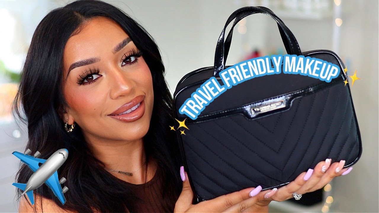 What's In My MAKEUP TRAVEL BAG | Pack With Me! ✈️