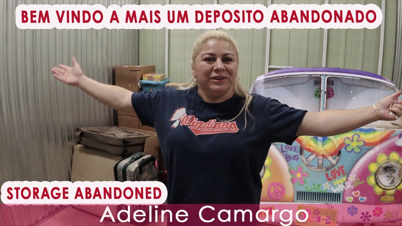 EP.7 Comprei mais um storage abandonado nos Estados Unidos (storage 4 vid 1) Adeline Camargo