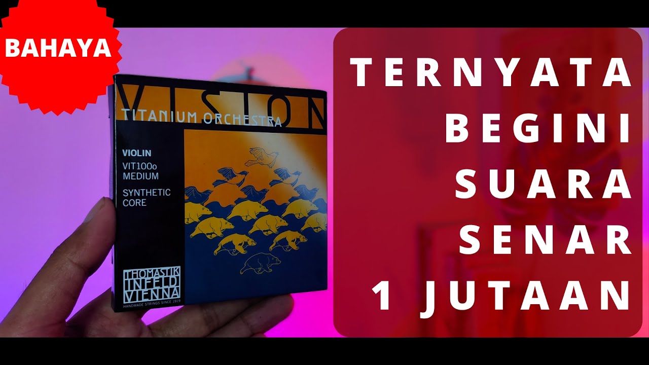 SENAR BIOLA 1 JUTAAN, TERNYATA BEGINI SUARANYA.... !!! BAHAYA..