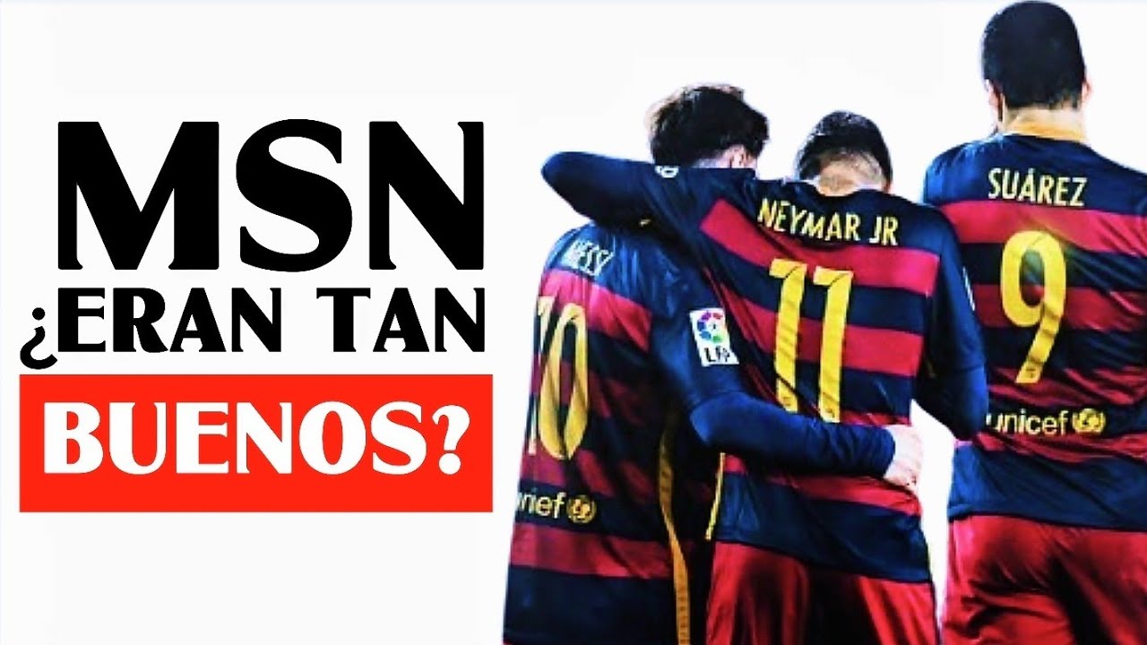 La 'MSN' de Messi, Suárez y Neymar, el mejor tridente de la historia del fútbol