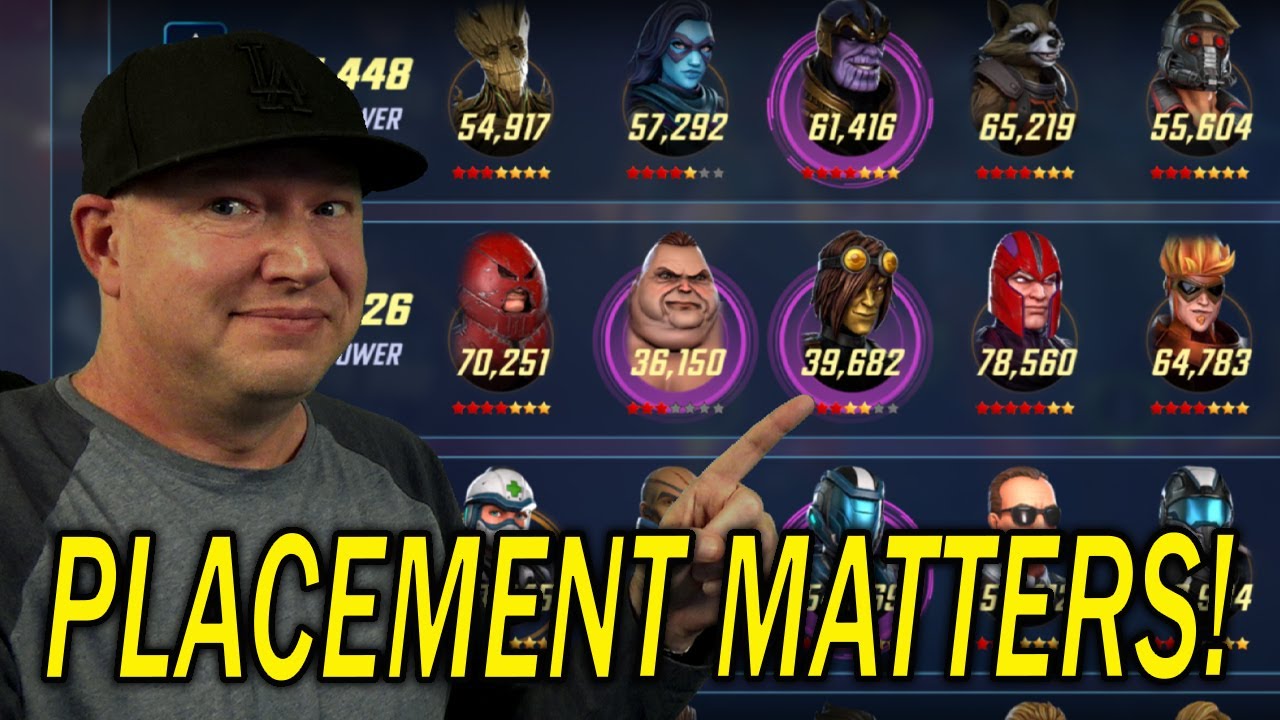 Team Positioning Matters - Adjacent Target and Chain Attacks - MARVEL Strike Force - MSF