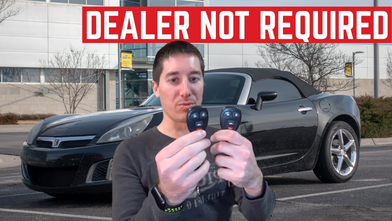 Programming The UNPROGRAMMABLE Keyless Entry Remotes For My Saturn Sky REDLINE At Home