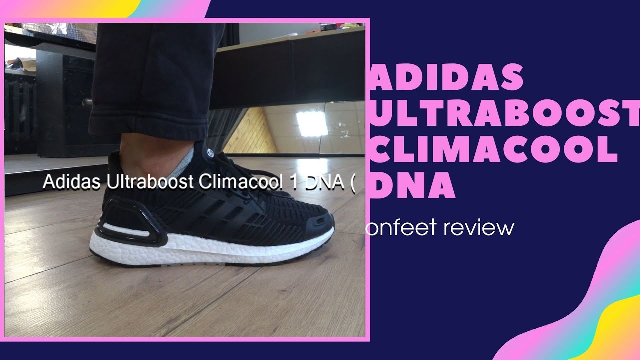 Adidas Ultraboost Climacool 1 DNA FZ2546 (Black-White) Onfeet Review | sneakers.by