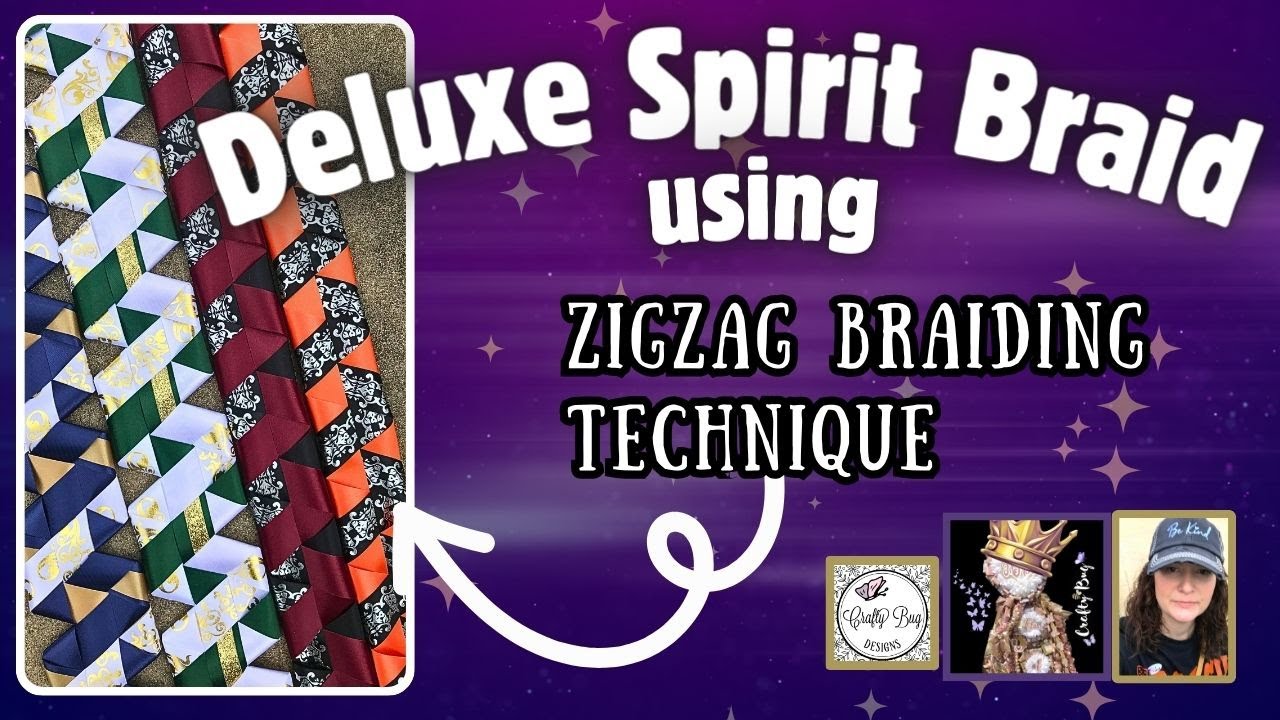 Deluxe Spirit Braid NEW Easy braiding technique! #homecomingmums #texashomecoming @TJsMagicTouch