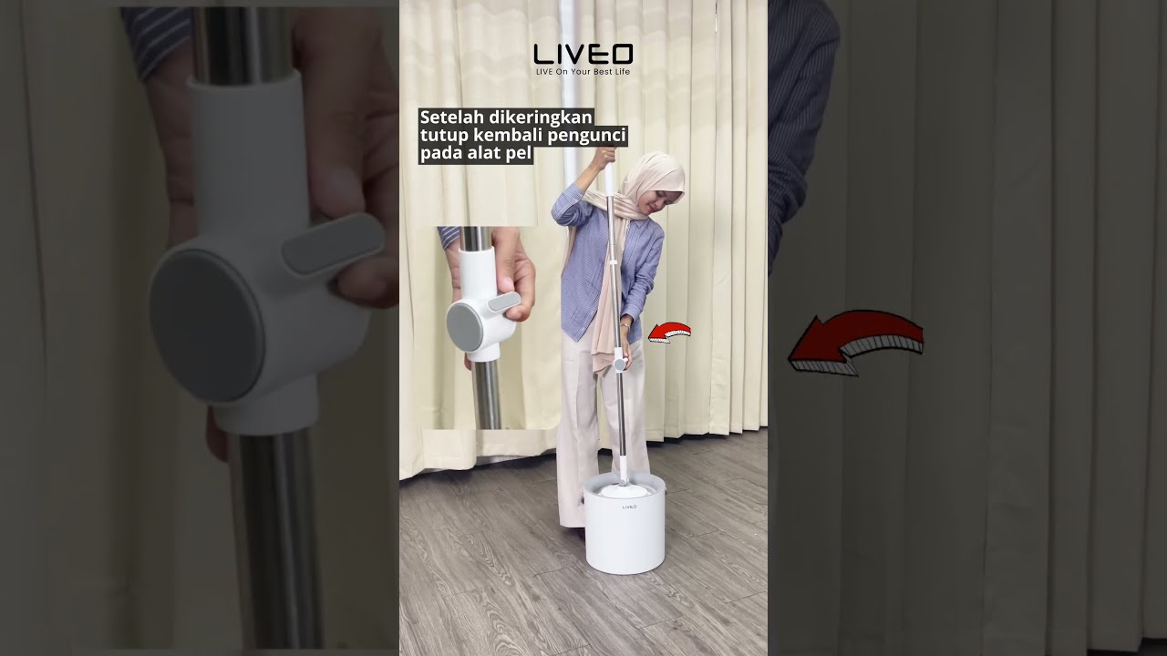 ALAT PEL TURBO SPIN MOP LIVEO LM-M58 || NGEPEL JADI KERING LEBIH CEPAT