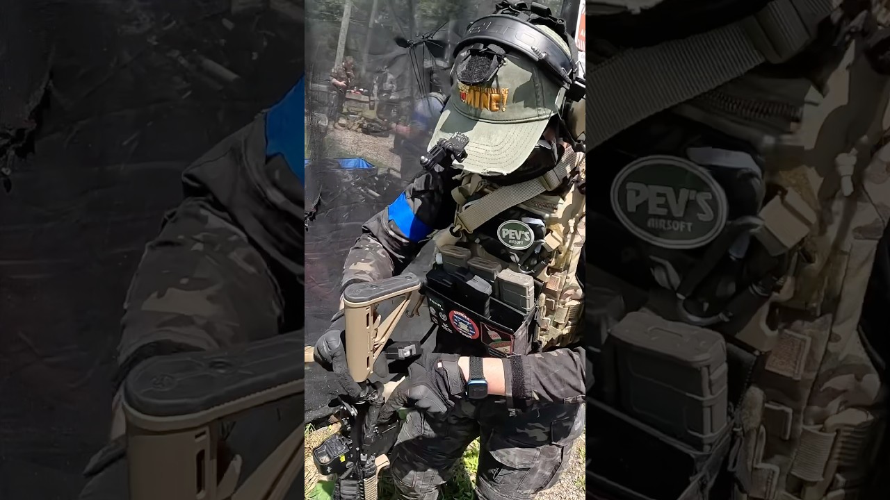 🔥Most Accurate GBBR I&rsquo;ve ever shot! | Tokyo Marui MWS #shorts #loadout #airsoftgun #gear