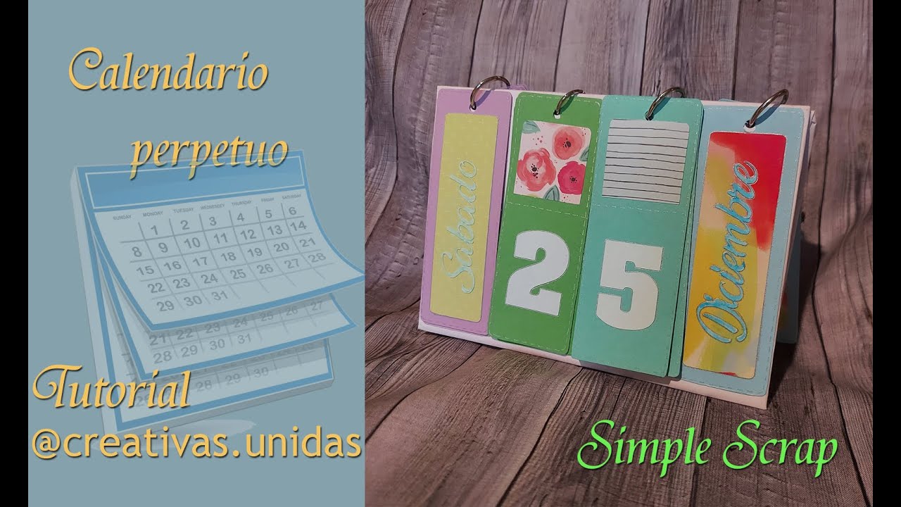#creativasunidas #calendarioperpetuo @creativas.unidas
