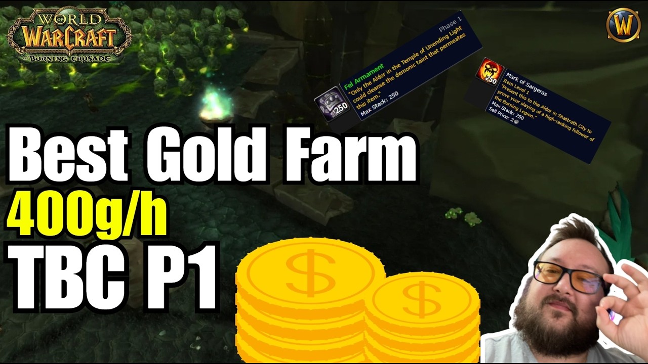 Best Gold Farm Guide in TBC Phase 1 | WoW Classic