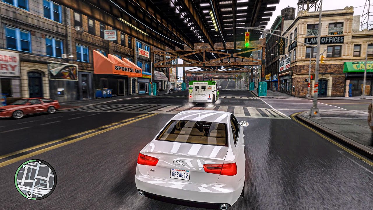 GTA IV - 4K Ultra Graphics Gameplay Walkthrough - Part 6 - (GTA 4 Ray Tracing Remastered 2021)