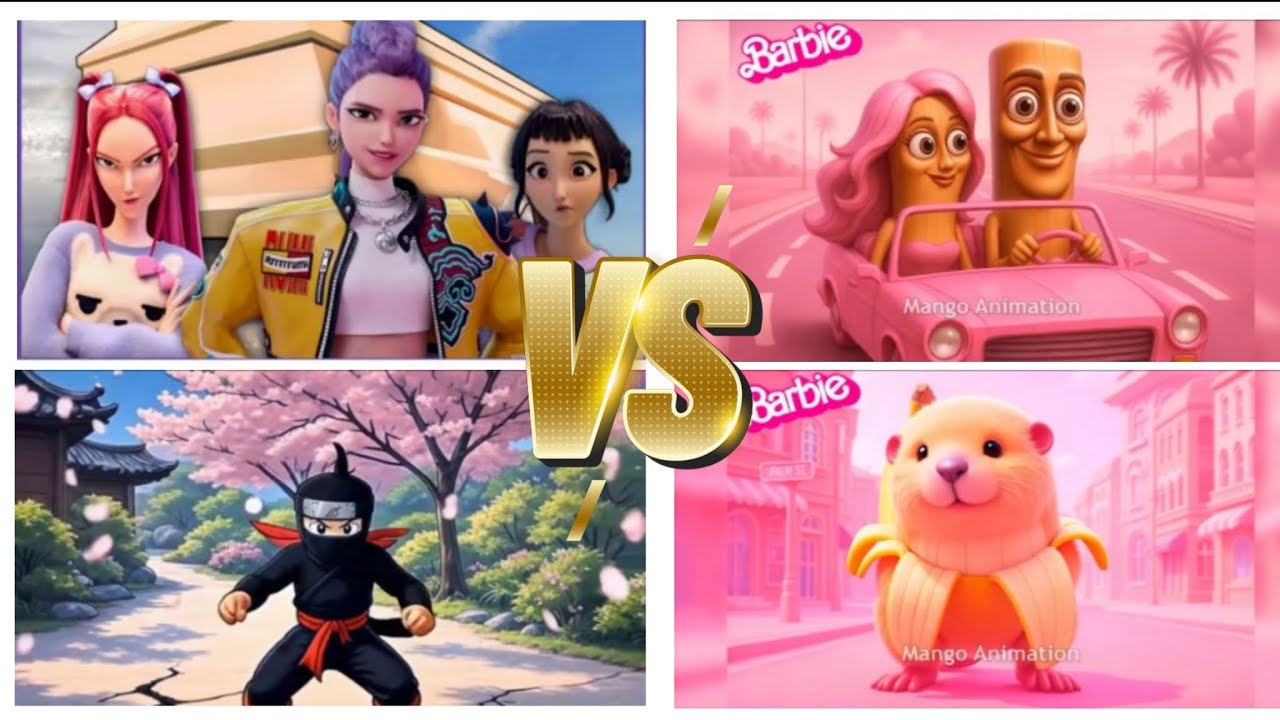 Barbie x Ninja ⚡ Tiles Hop Beat Drop Madness!