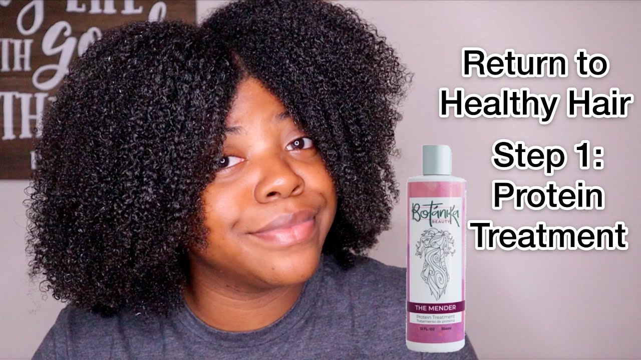 Return to Healthy Hair Step 1: Protein Treatment | Botanika The Mender