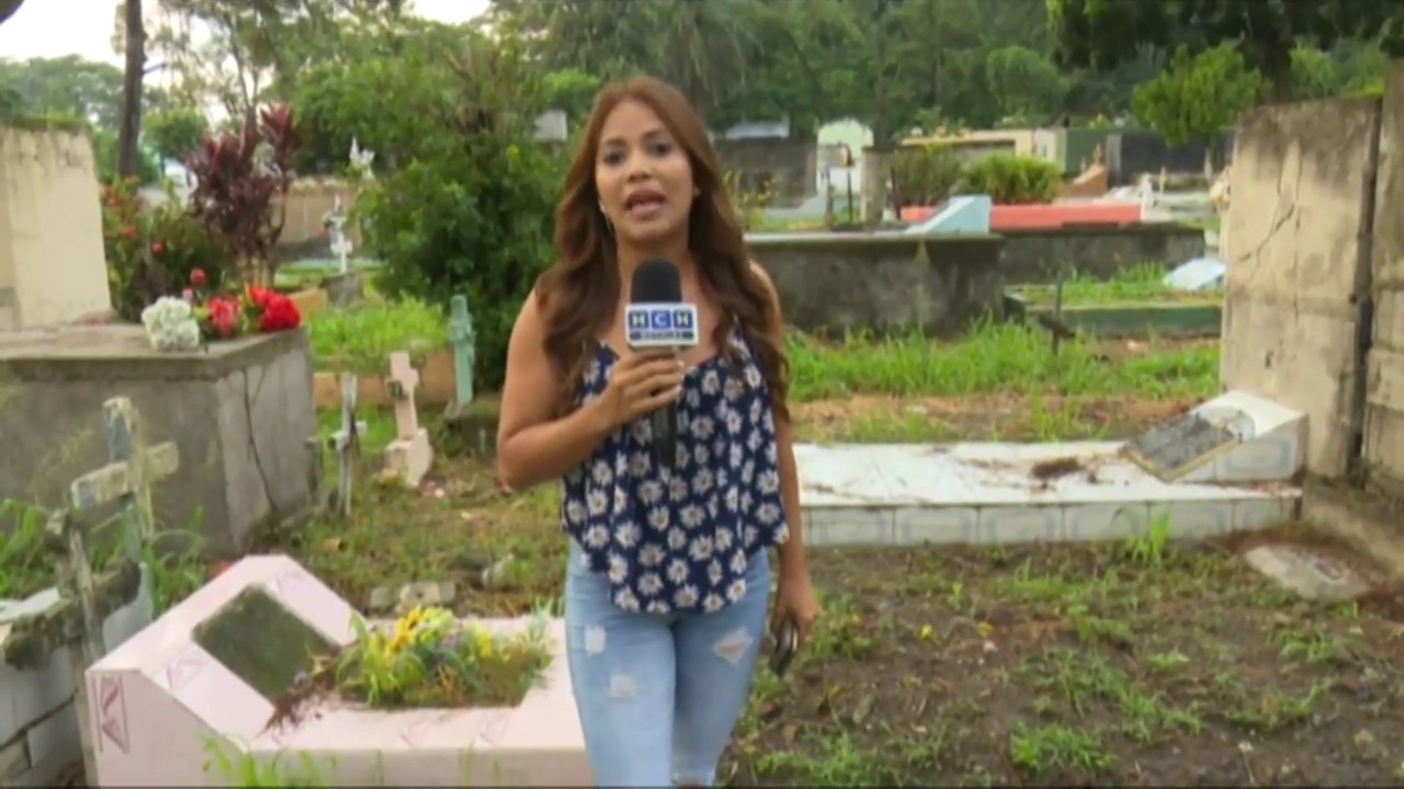 Así se encuentra el Cementerio La Puerta #SPS previo al Día de Difuntos