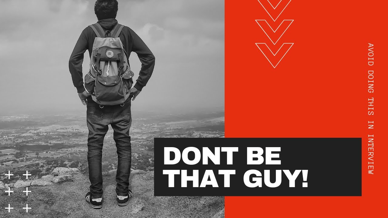 Don’t be that guy | 