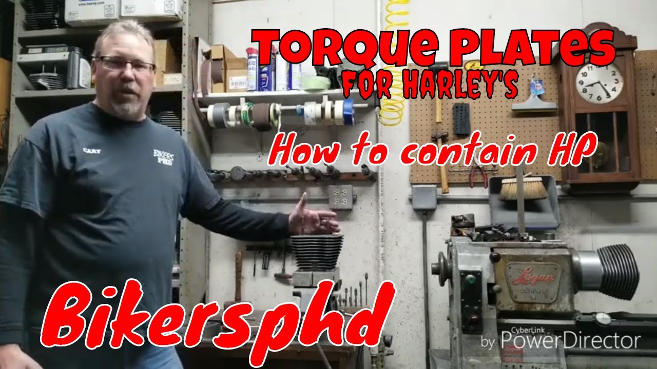 Torque plates for a Harley Davidson motorcycle