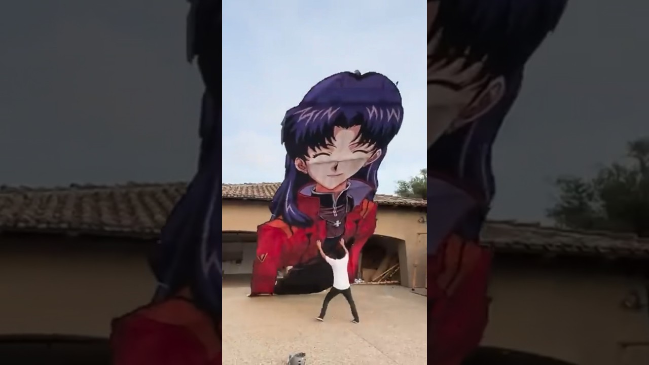when a 30ft Misato collapses on you