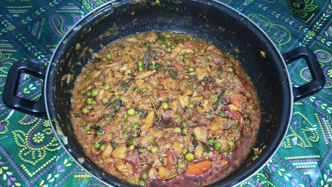 Mix Veg Sabji Banane Ka Aasan Tarika | Sabji Recipe (मसालेदार मिक्स वेज सब्ज़ी या भाजी की रेसिपी) ।