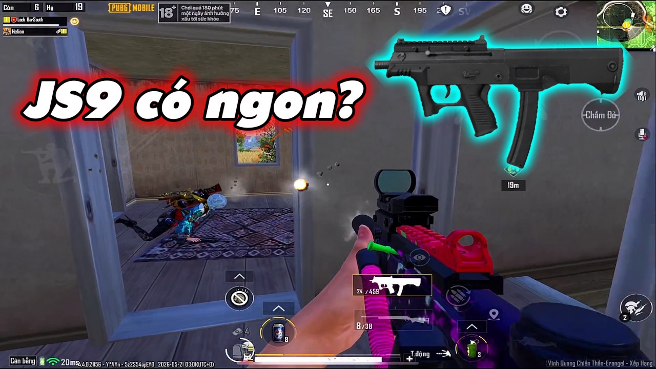 PUBG Mobile - Trải Nghiệm JS9 Đưa V&agrave;o Map E Liệu So&aacute;n Ng&ocirc;i Uzi? | 2 Game Kết Cục Đắng