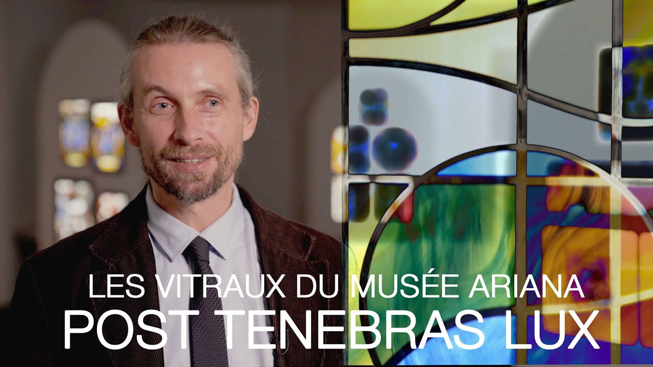 Exposition de vitrail au Musée Ariana | présentation - commissaire, scénographe et artiste