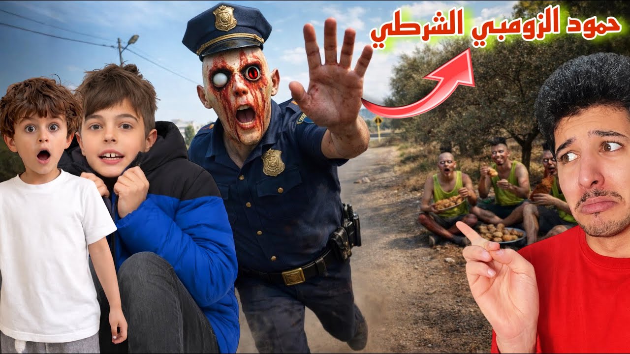 خلودة عزمنا على افطار رمضان لكن حمود حبيبي الزومبي صار شرطي   خرب الحفل ومنعنا ندخل وطرد الكل 😱😱