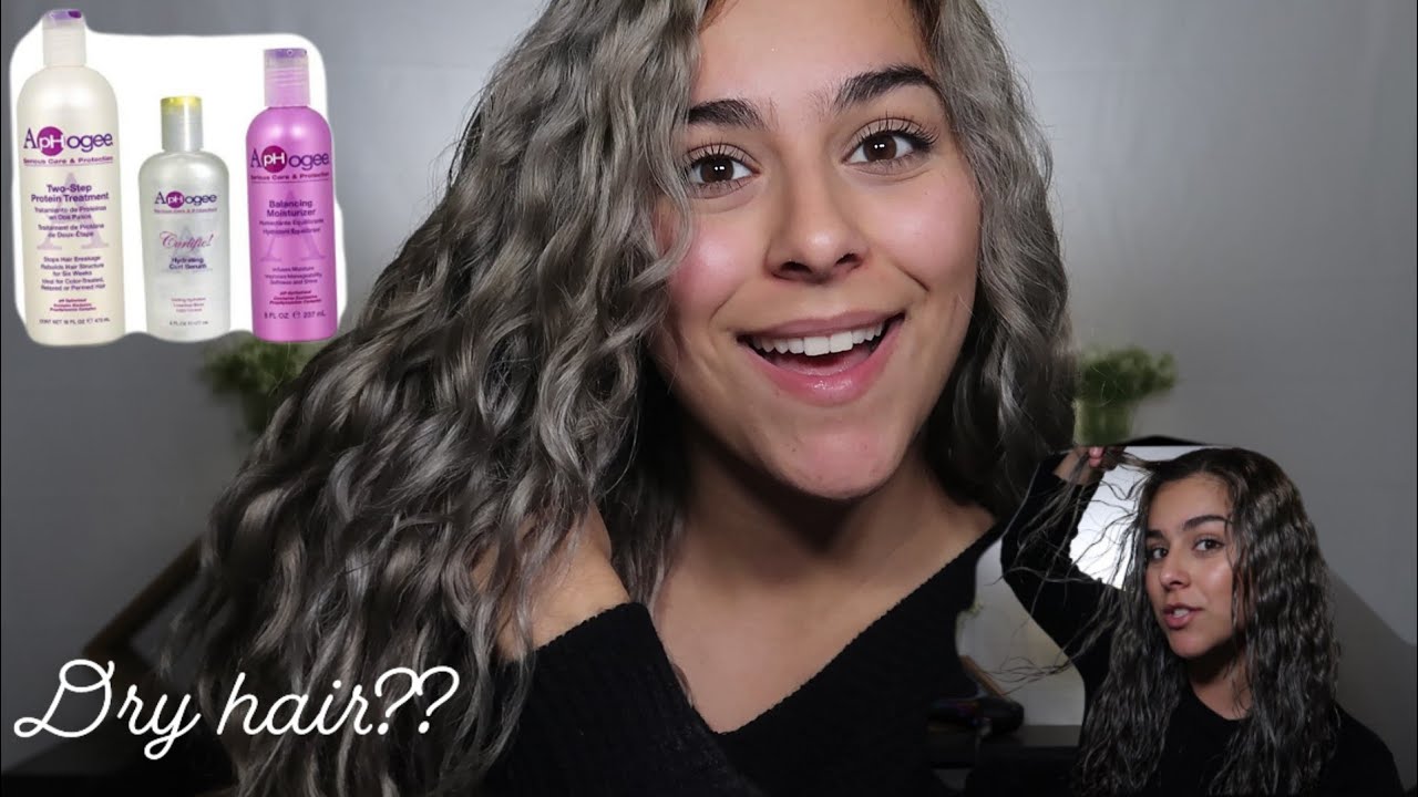 Trying Aphogee's products on my very dry damaged hair