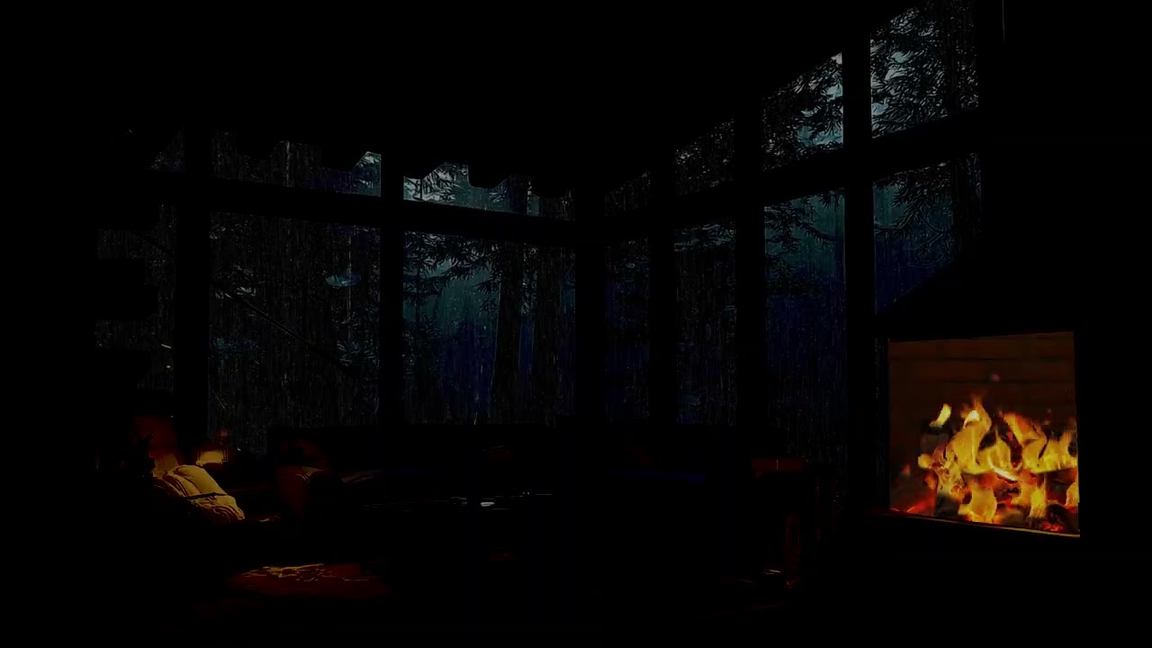 Soft Whispering Rain Sounds for Deep Sleep and Focus, Gentle Night Rain for Relaxation