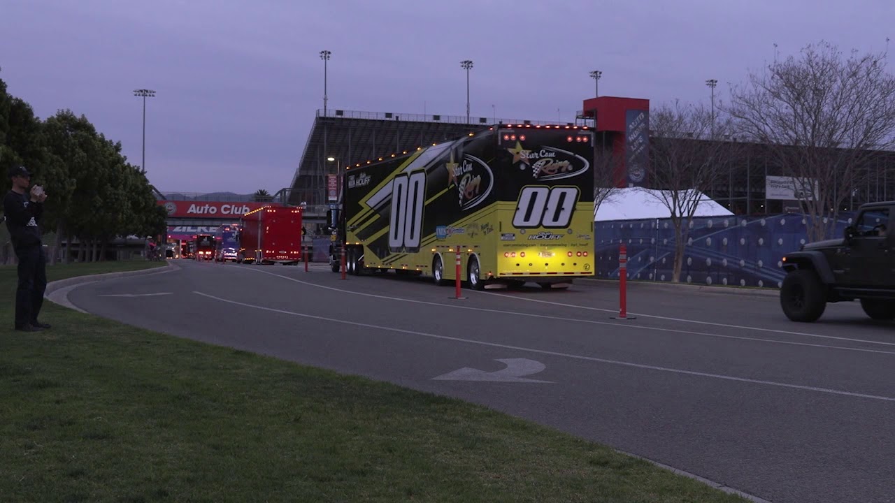 Watch the Hauler Parade from Auto Club Speedway