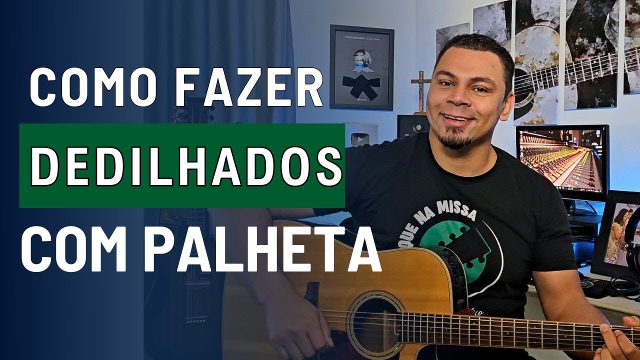 Como fazer dedilhados com palheta