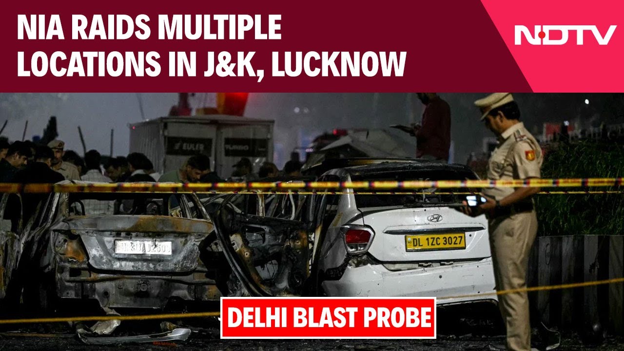 Delhi Blast Probe: NIA Raids Multiple Locations In J&K, Lucknow