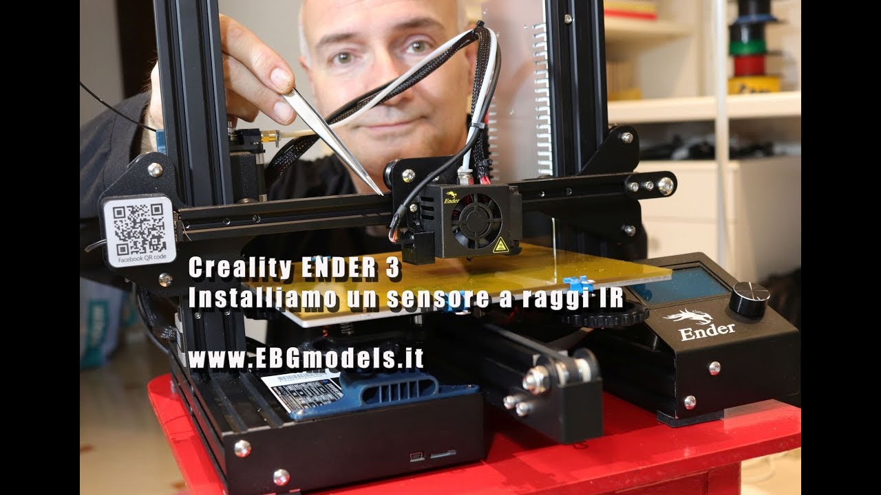 Creality Ender 3: installiamo il sensore a raggi infrarossi per Z Home e Auto livellamento