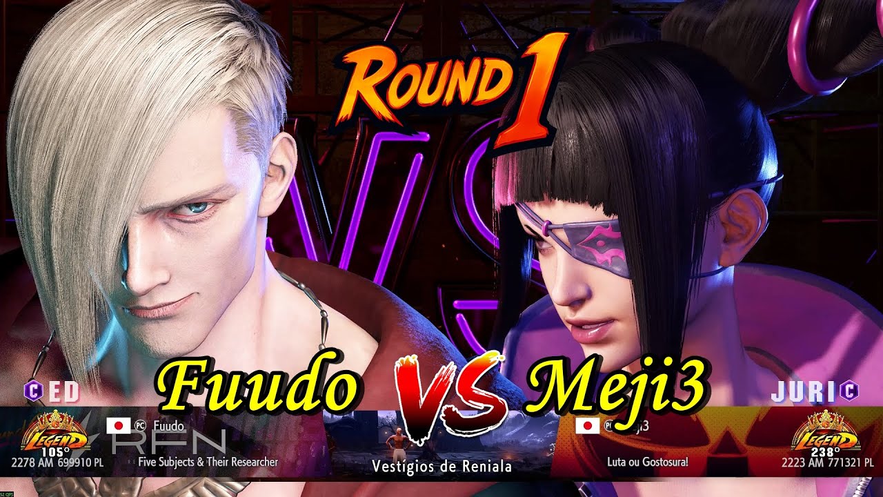 Fuudo (Ed) VS (Juri) Meji3 - Street fighter 6 - High Level Gameplay