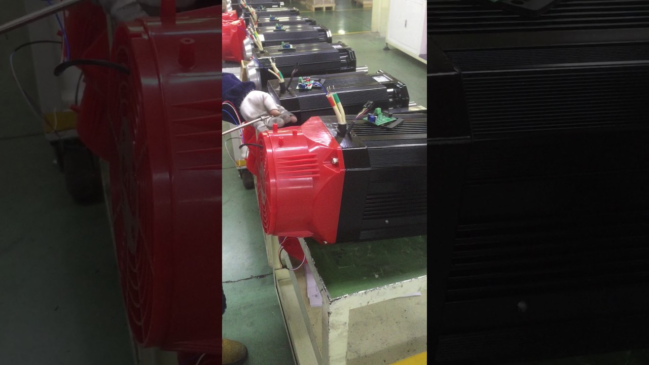 Motor fan  installation for AC servo motor from CTB workshop 2