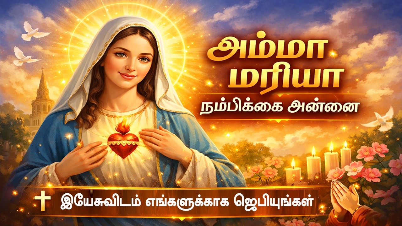அம்மா மரியா – நம்பிக்கை அன்னை | Tamil Devotional Song | Mother Mary Song | Oli
