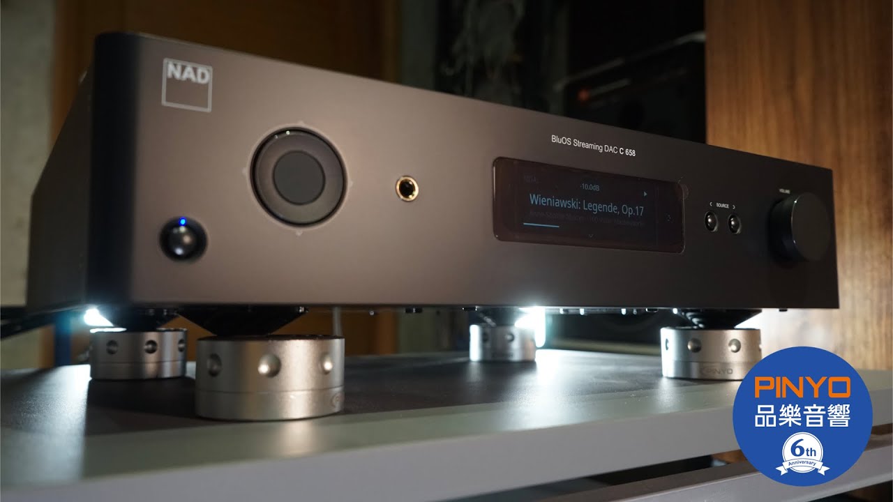 【 品樂音響 】亞洲首發!!! 英國 NAD c658 網路串流DAC前級［中文字幕］