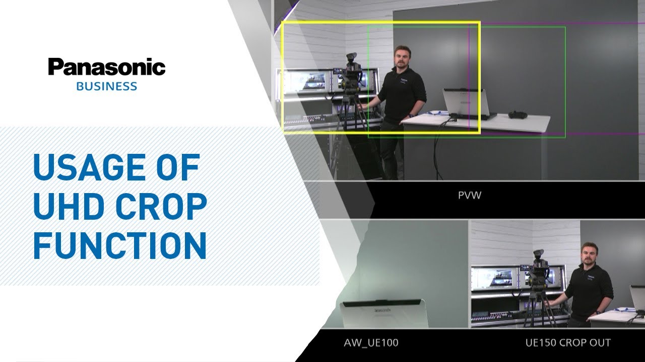 Usage of the UHD crop function in Panasonic PTZ cameras | How to – Videos