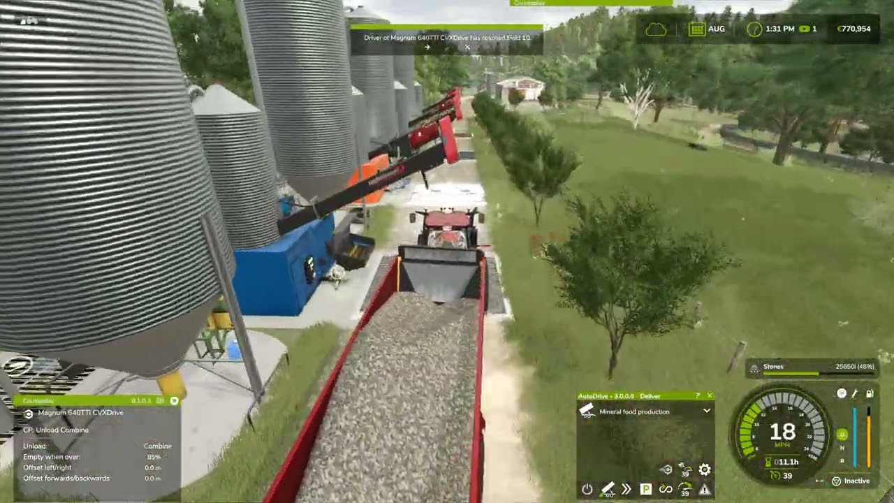 Stevie's Riverbend Springs 4x map the new farm compost and lime at the same time