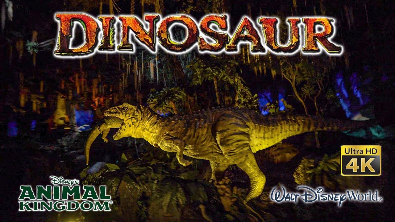Dinosaur On Ride Low Light Ultra HD 4K POV Disney's Animal Kingdom Walt Disney World 2020 10 28