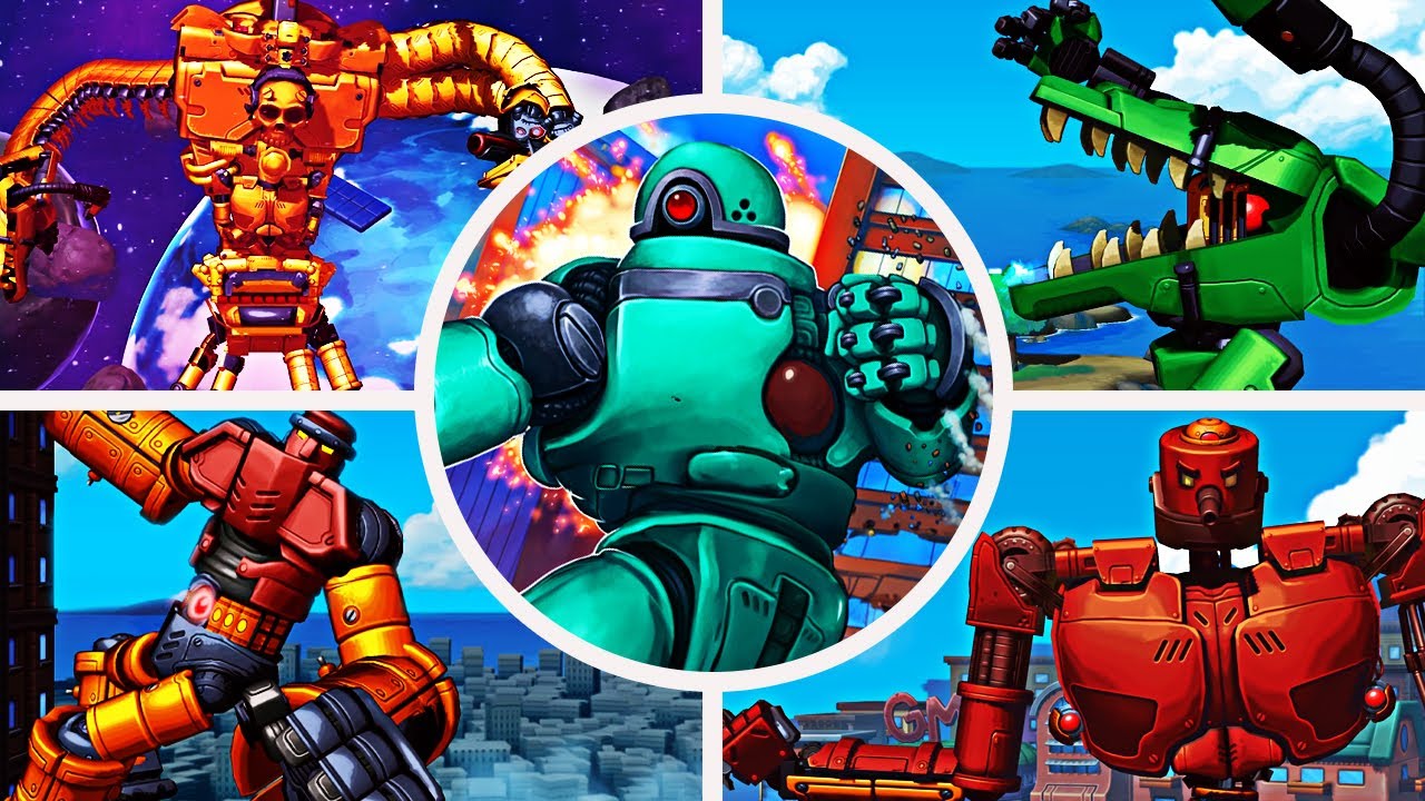 Mechstermination Force - All Bosses & Ending